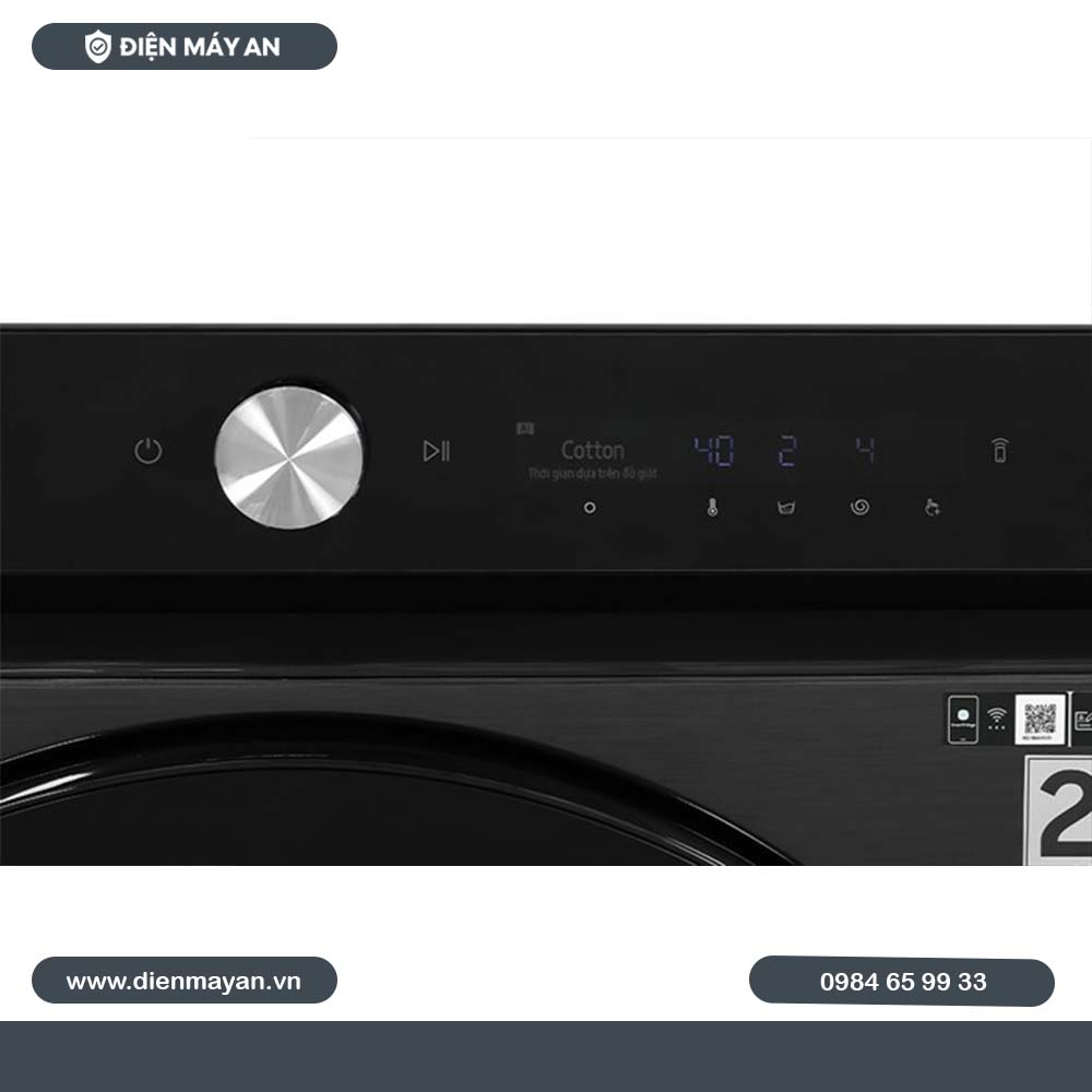 Máy Giặt Sấy Samsung Bespoke AI Inverter Giặt 21 Kg - Sấy 12 Kg WD21B6400KV/SV, Giá Tốt