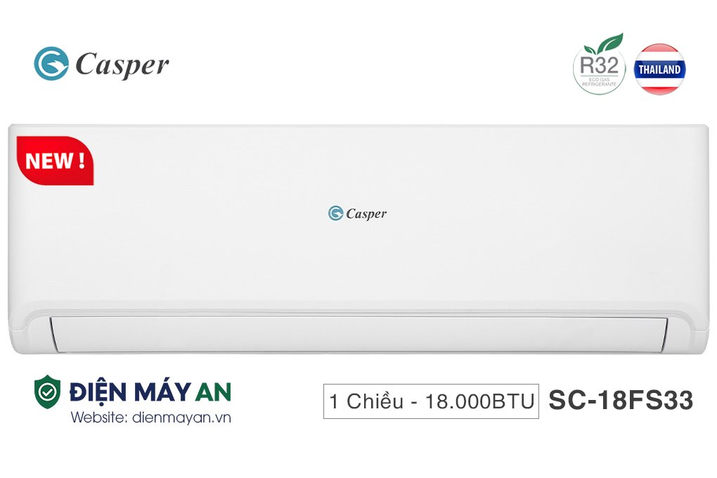 Điều Hòa Casper 18000 BTU 1 Chiều SC-18FS33 Giá Tốt