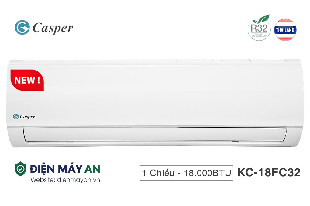 Điều Hòa Casper 18000 BTU 1 Chiều KC-18FC32