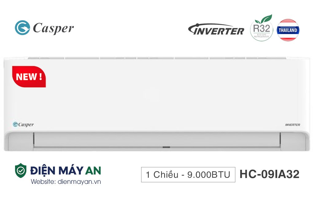 Điều Hòa Casper Inverter 9000 BTU 1 Chiều HC-09IA32