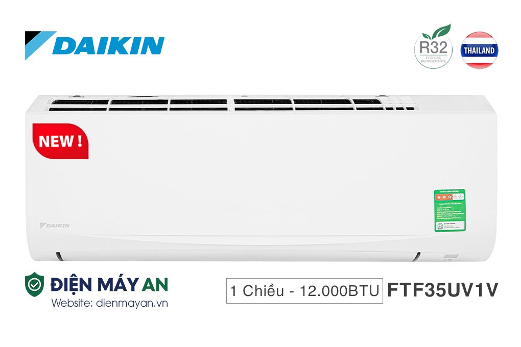 Điều Hòa Daikin 12000BTU 1 Chiều FTF35UV1V