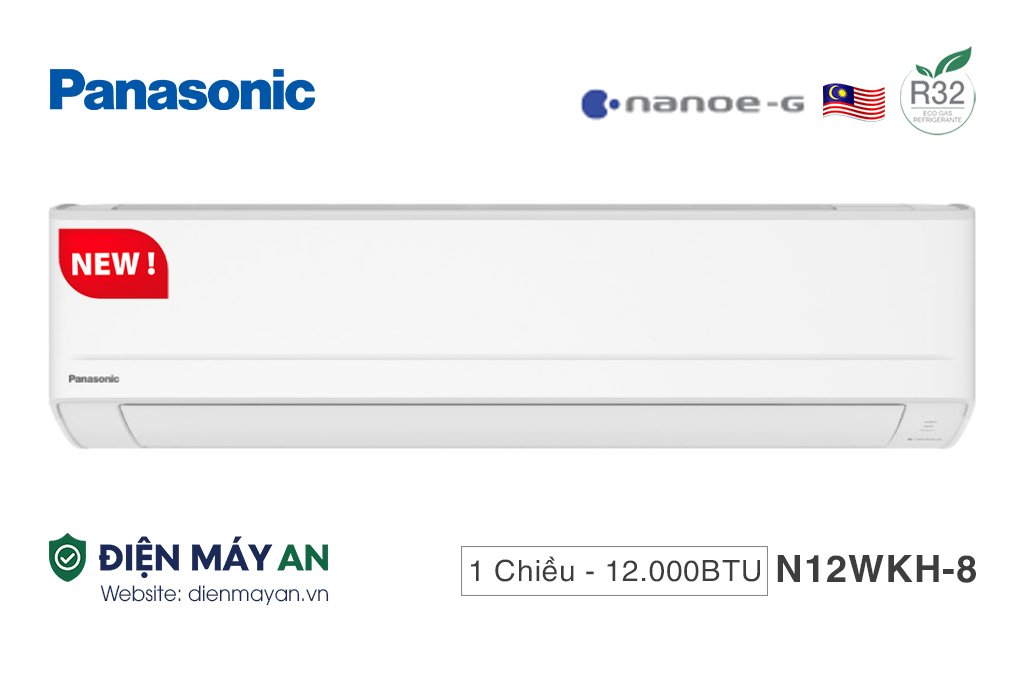 Điều Hòa Panasonic 12000BTU 1 Chiều N12WKH-8