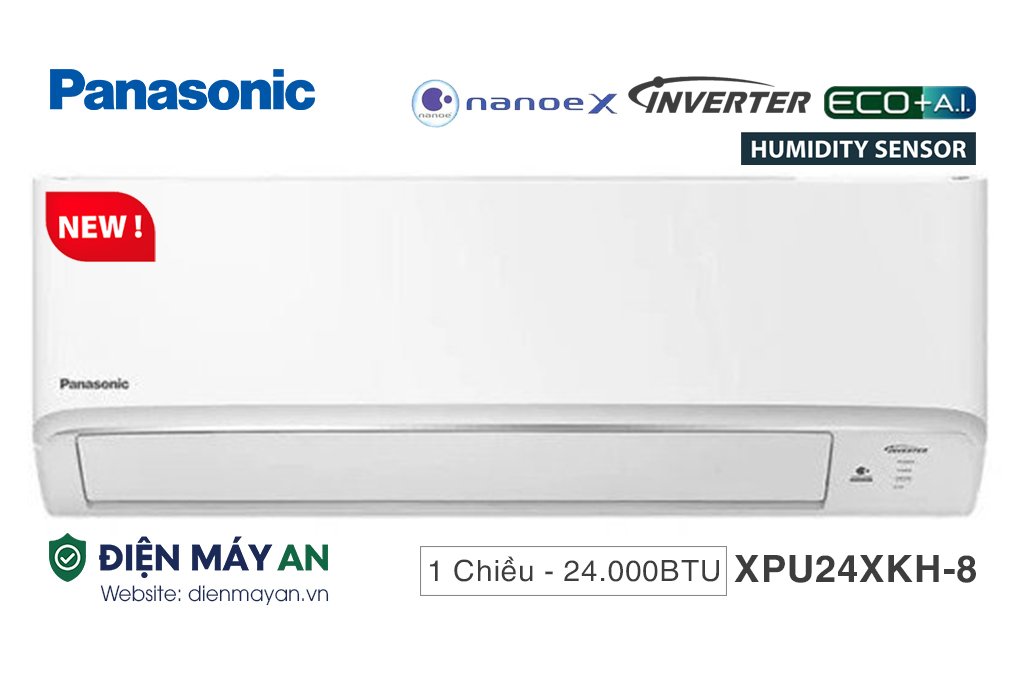 Điều Hòa Panasonic 24000BTU 1 Chiều Inverter XPU24XKH-8