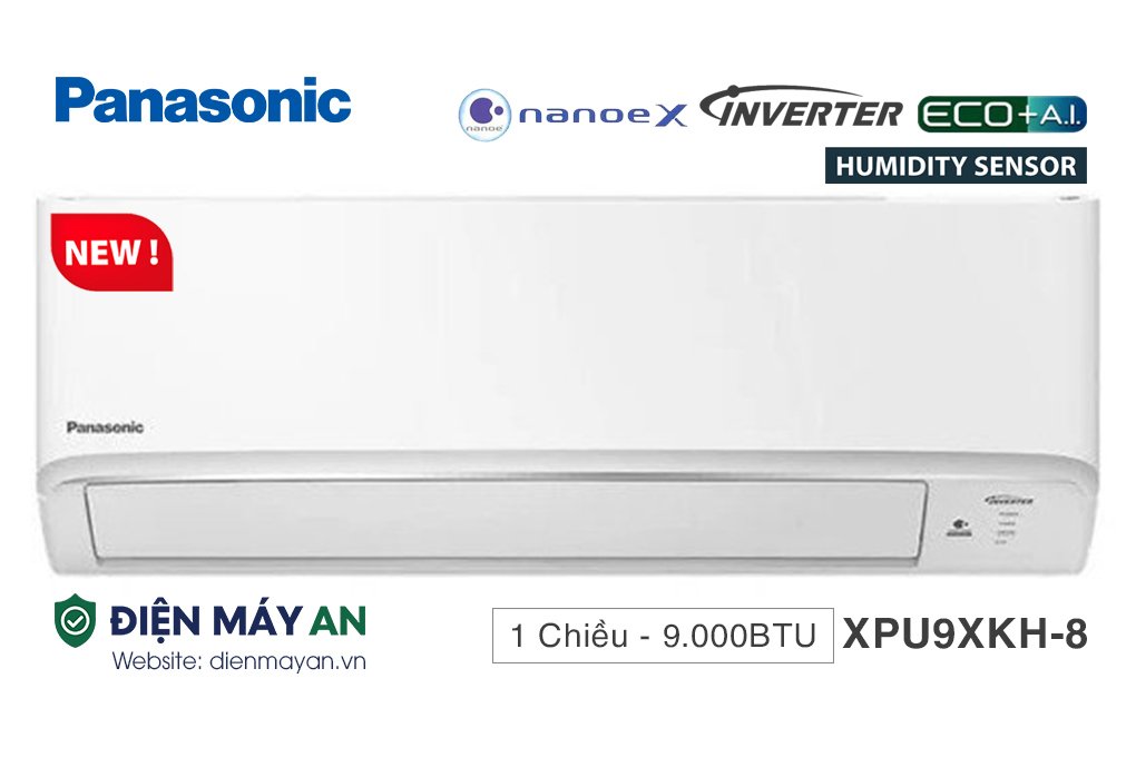 Điều Hòa Panasonic 9000BTU 1 Chiều Inverter XPU9XKH-8