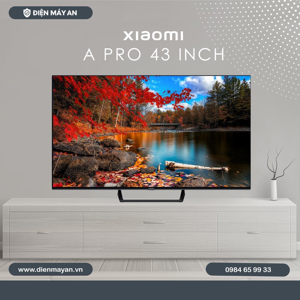 Google Tivi Xiaomi 4K A Pro 43 Inch L43M8-A2SEA - Bản Quốc Tế