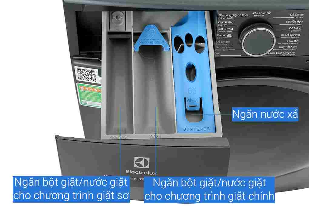 Máy Giặt Cửa Trước Electrolux Inverter 11 Kg EWF1142R7SB