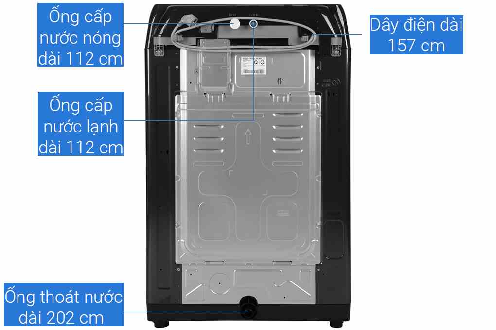 Máy Giặt Cửa Trên Samsung Inverter 22 Kg WA22R8870GV/SV