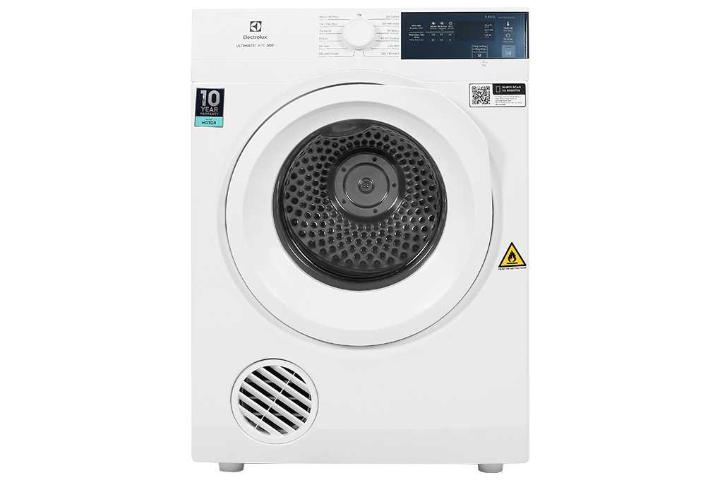 Máy Sấy Thông Hơi Electrolux UltimateCare 7.5 Kg EDV754H3WB