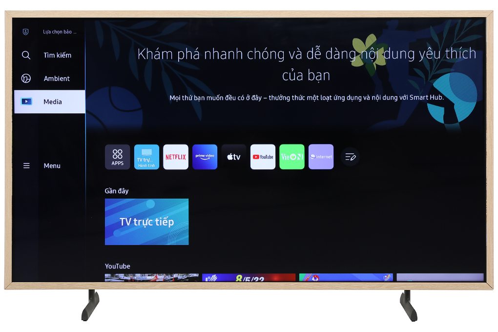 Smart Tivi Khung Tranh The Frame QLED Samsung 4K 55 Inch QA55LS03B