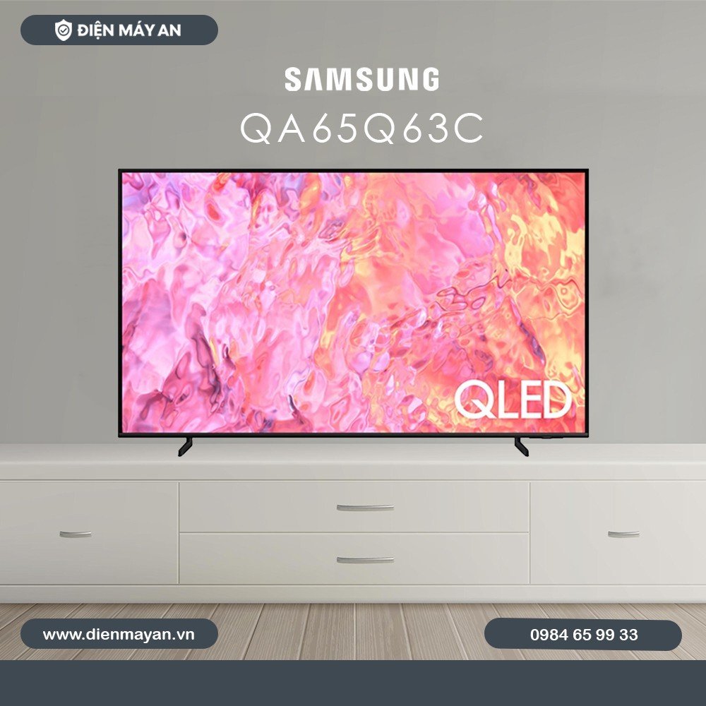 Smart Tivi QLED Samsung 4K 65 Inch QA65Q63C - Giá Tốt