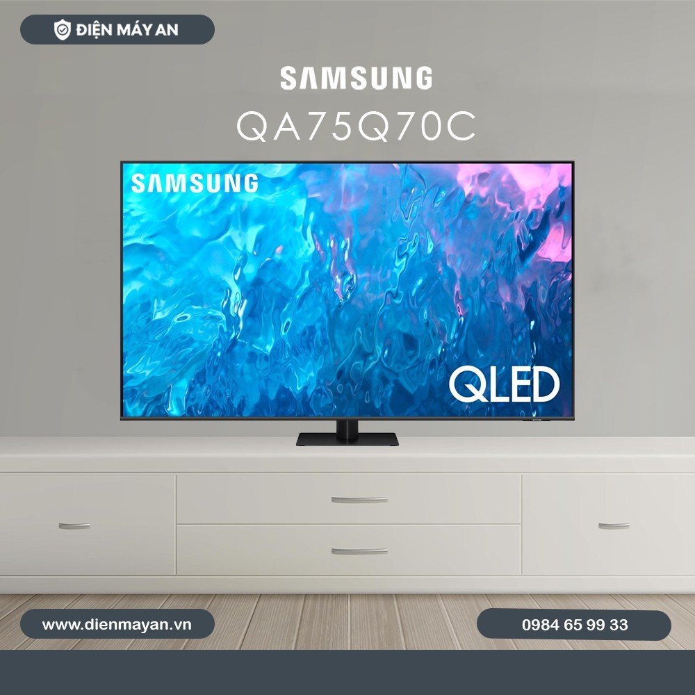Smart Tivi QLED 4K 75 Inch Samsung QA75Q70C - Chính Hãng