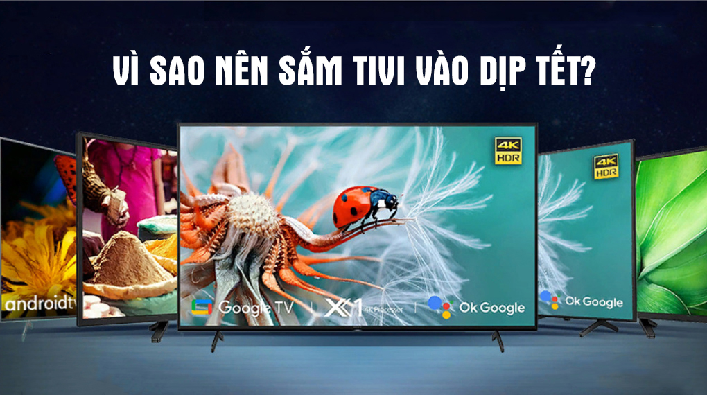 Tư Vấn Mua Tivi: Những Lý Do Hấp Dẫn Nhất Mà Bạn Nên Mua Tivi Vào Dịp Tết