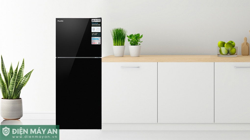 Tủ Lạnh Funiki Cánh Kính Inverter 286 Lít HR T8286GB - thiết kế