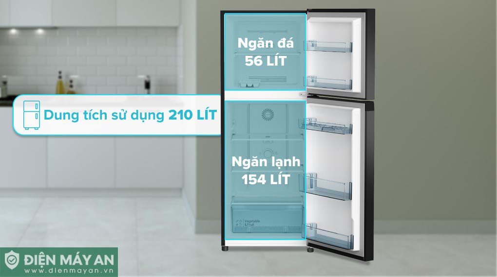 Tủ Lạnh Hitachi Inverter 210 Lít HRTN5230MUVN