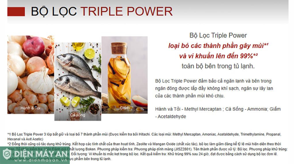 Tủ Lạnh Hitachi Inverter 374 Lít HRTN6408SAGMGVN