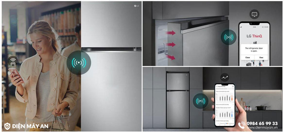 Tủ Lạnh LG Inverter 335L GN-M332PS