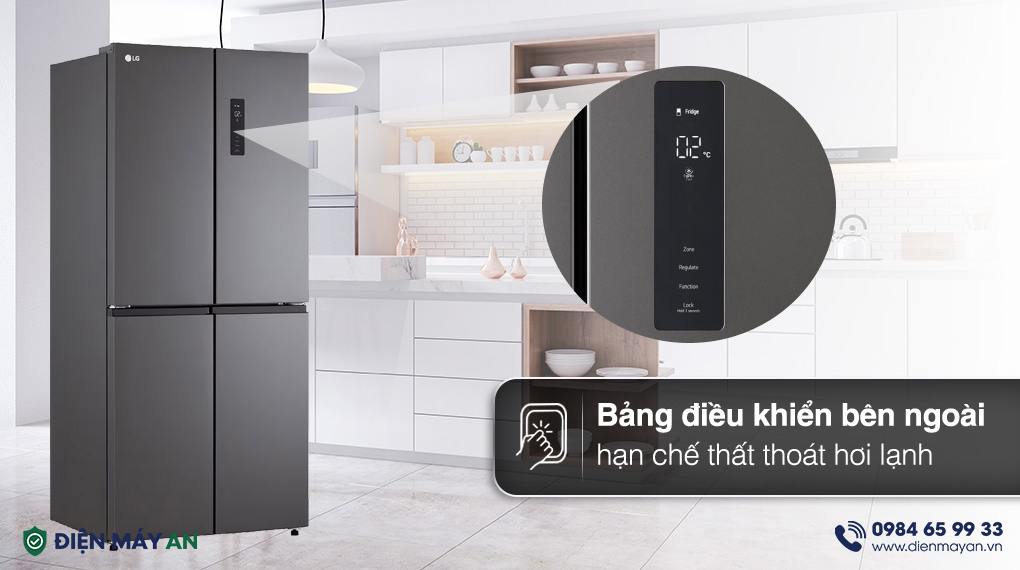 Tủ Lạnh LG Inverter 470 Lít Multi Door GR-B50BL Giá Tốt Nhất