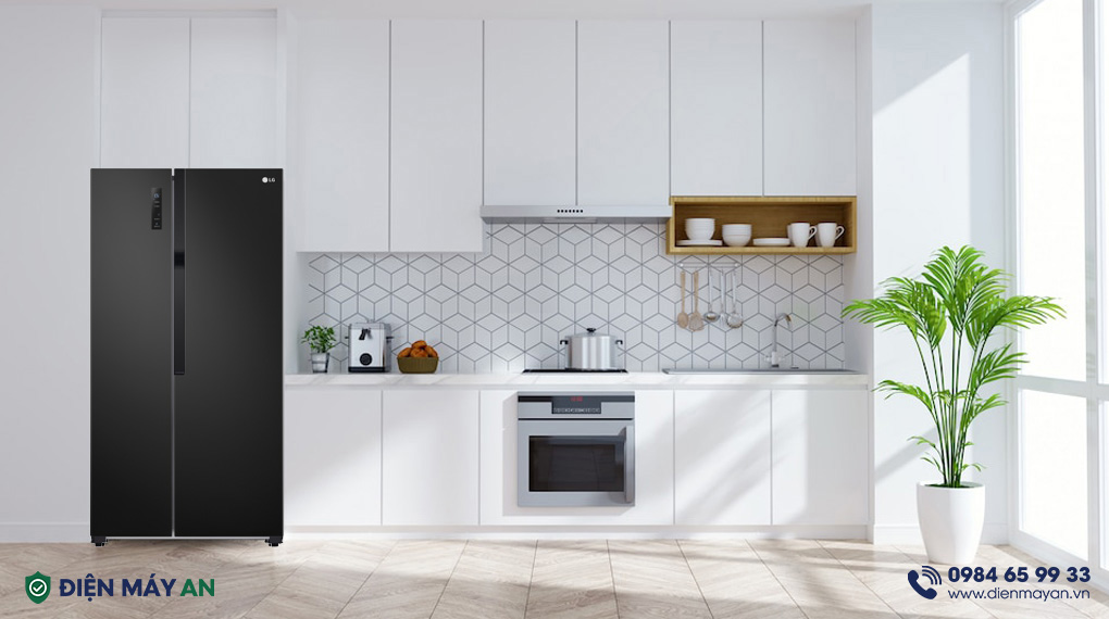 Tủ Lạnh LG Inverter 519 Lít Side By Side GR-B256BL