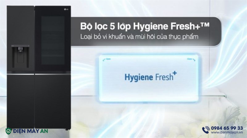 Tủ Lạnh LG Inverter 635 Lít Side By Side InstaView GR-G257BL