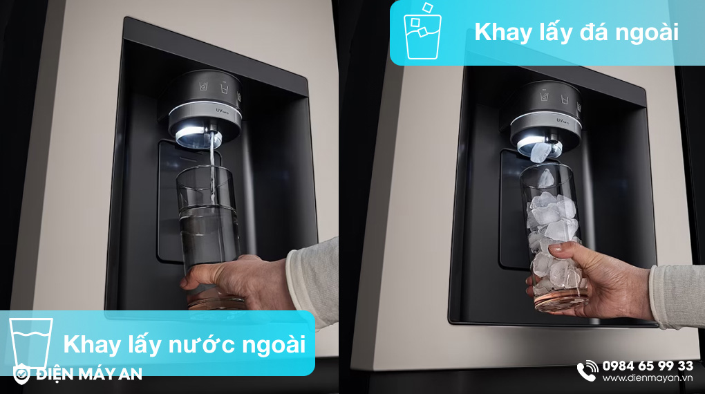 Tủ Lạnh LG Inverter 635 Lít Side By Side InstaView Door-in-Door GR-X257BG - tiện ích