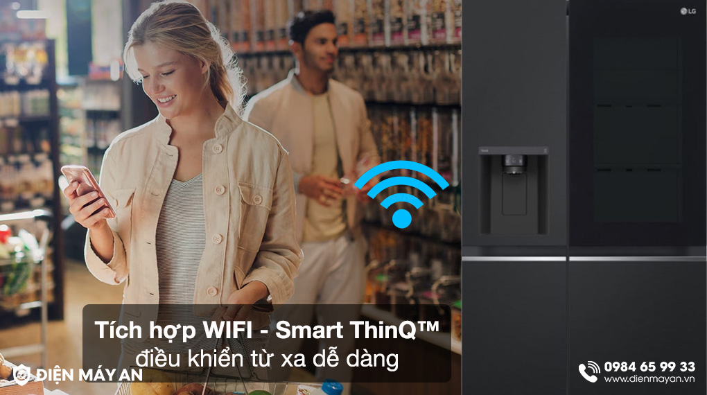 Tủ Lạnh LG Inverter 635 Lít Side By Side InstaView Door-in-Door GR-X257BL