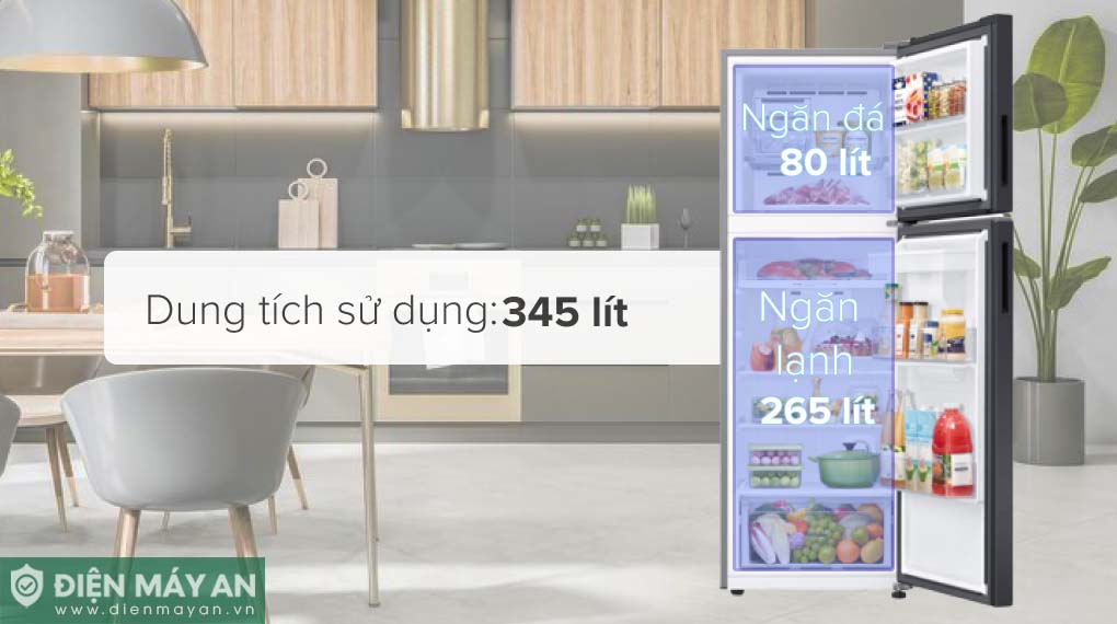 Tủ Lạnh Samsung Inverter 345 Lít RT35CG5544B1SV
