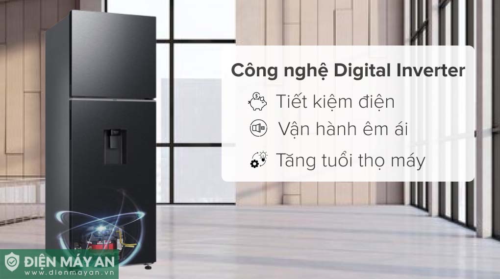 Tủ Lạnh Samsung Inverter 345 Lít RT35CG5544B1SV
