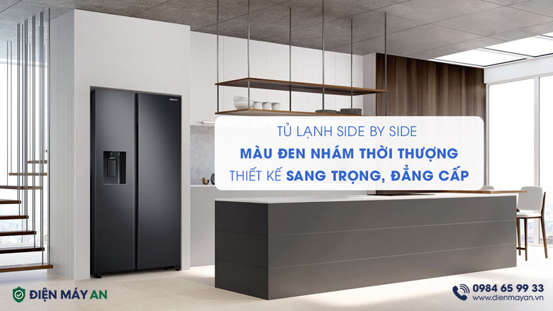 Tủ Lạnh Samsung Inverter 635 Lít Side By Side RS64R5301B4/SV