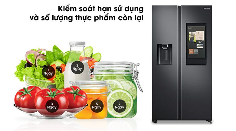 Tủ Lạnh Family Hub Samsung Inverter 616 Lít RS64T5F01B4/SV