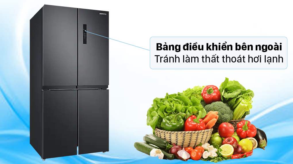 Tủ Lạnh Multi Door Samsung Inverter 488 Lít RF48A4000B4/SV