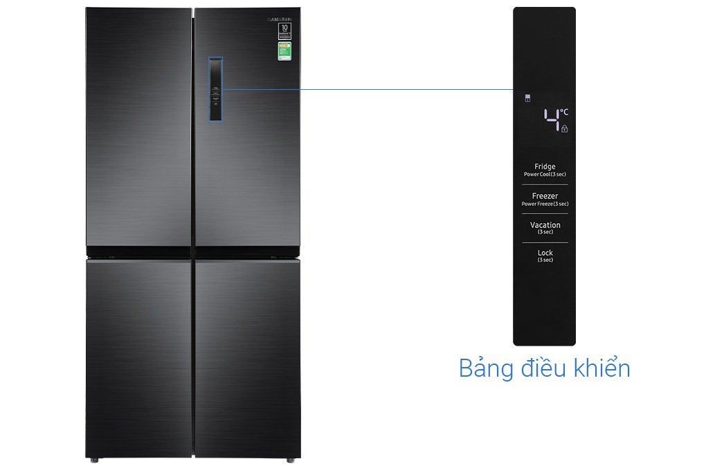 Tủ Lạnh Multi Door Samsung Inverter 488 Lít RF48A4000B4/SV