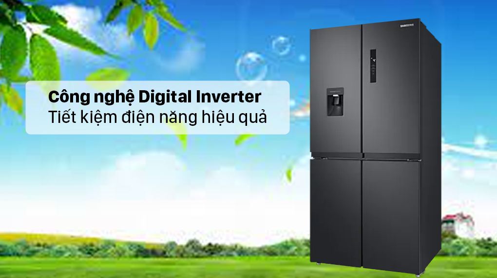 Tủ Lạnh Multi Door Samsung Inverter 488 Lít RF48A4010B4/SV