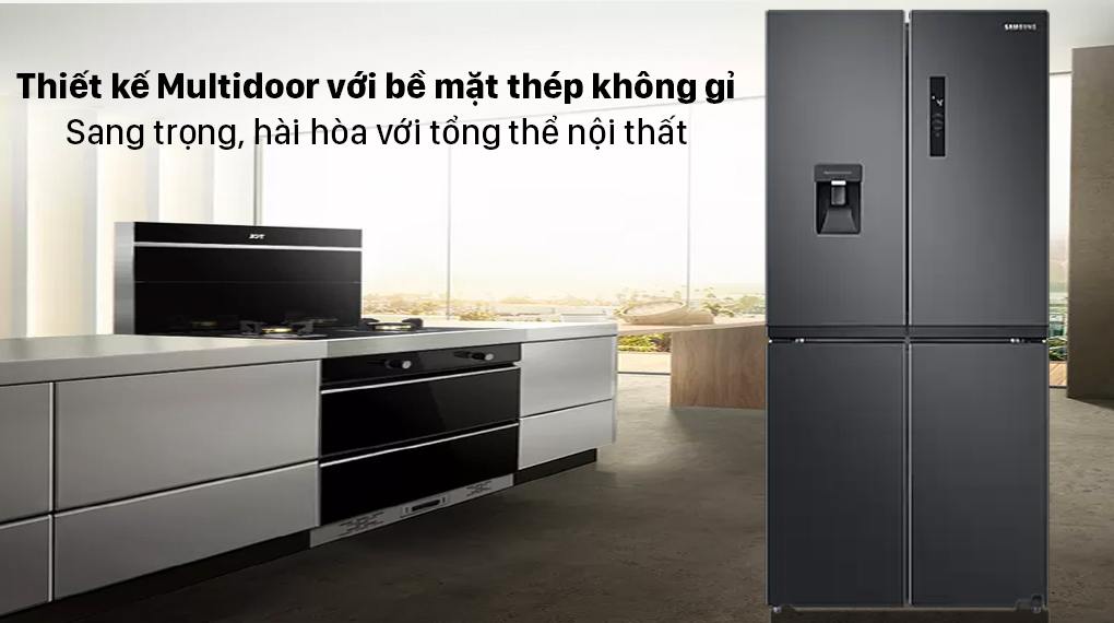 Tủ Lạnh Multi Door Samsung Inverter 488 Lít RF48A4010B4/SV