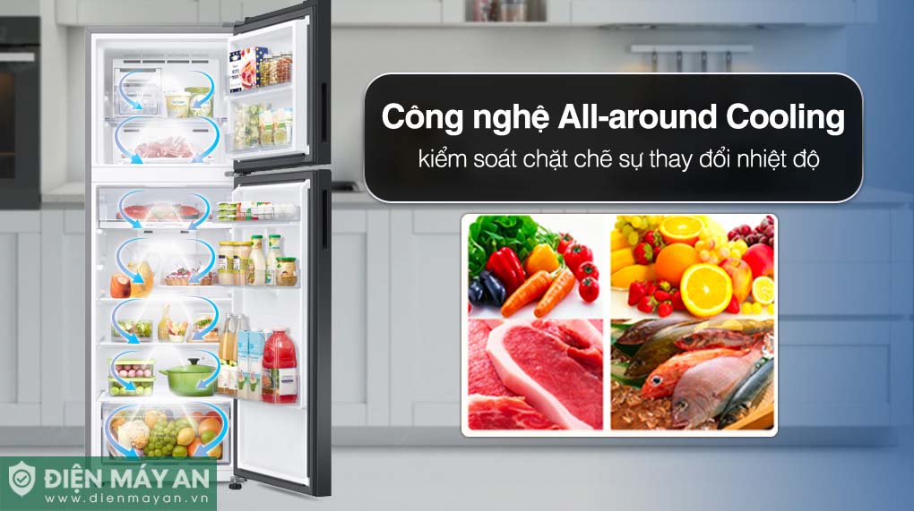 Tủ Lạnh Samsung Inverter 305 Lít Bespoke RT31CB56248ASV