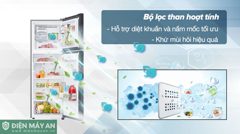 Tủ Lạnh Samsung Inverter 305 Lít RT31CG5424B1SV