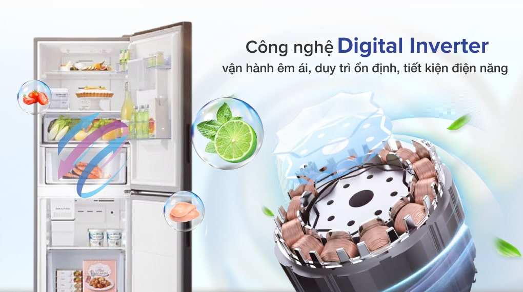 Tủ Lạnh Samsung Inverter 307 Lít RB30N4170BU/SV