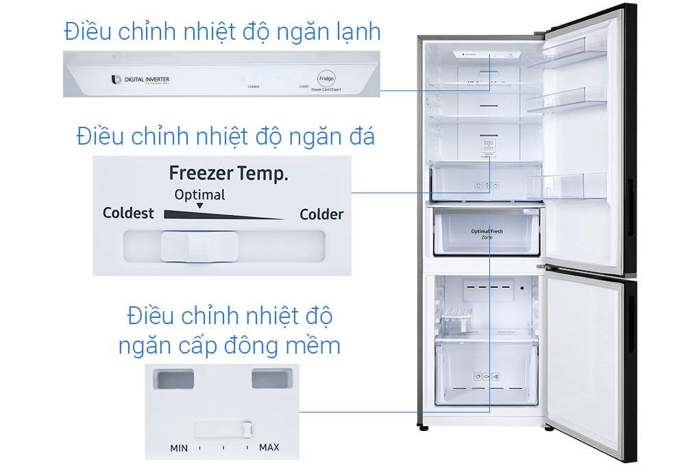 Tủ Lạnh Samsung Inverter 310 Lít RB30N4010BU/SV