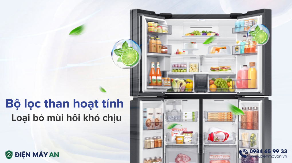 Tủ Lạnh Samsung Inverter 648 Lít Multi Door RF59C766FB1/SV