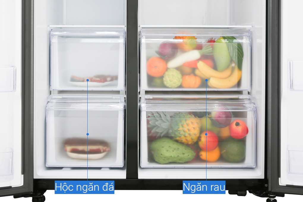 Tủ Lạnh Side By Side Samsung Inverter 655 Lít RS62R5001B4/SV