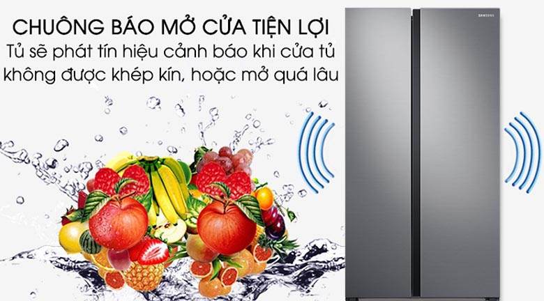 Tủ Lạnh Side By Side Samsung Inverter 655 Lít RS62R5001M9/SV