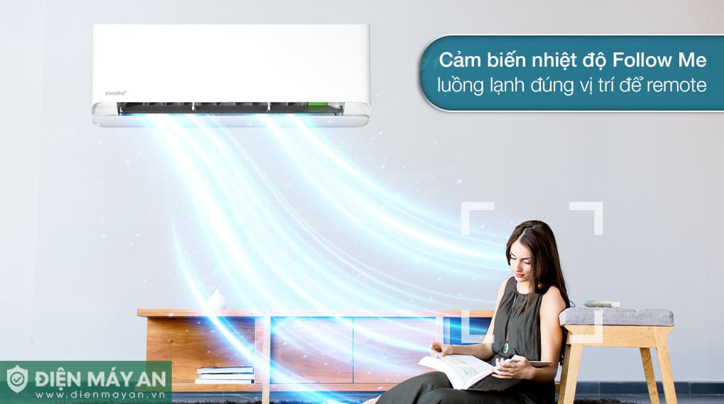 Điều Hoà Comfee Inverter 12.000BTU 1 Chiều CFS-13VCB1