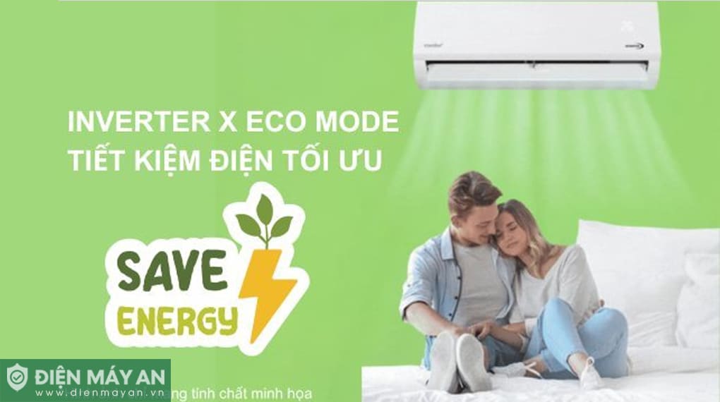 Điều Hoà Comfee Inverter 9000 BTU 1 Chiều CFS-10VAFF-V
