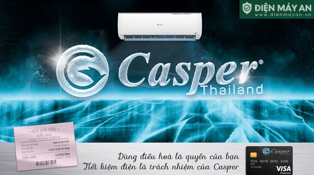 Điều Hòa Casper Inverter 12000 BTU 2 Chiều QH-12IU36A
