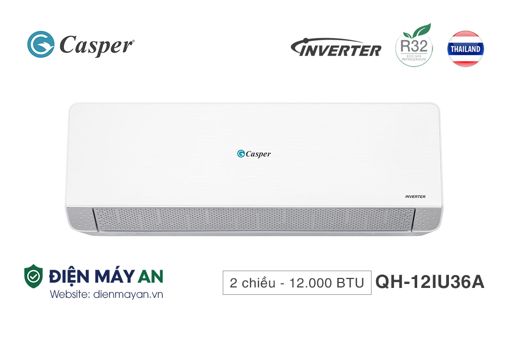Điều Hòa Casper Inverter 12000 BTU 2 Chiều QH-12IU36A