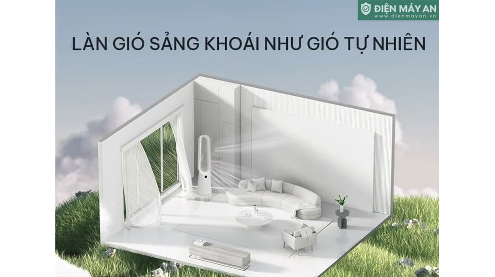 Quạt Lọc Không Khí & Khử Khuẩn Ultty LIDI - Tặng Kèm Quạt Không Cánh Ultty Petit LIDI