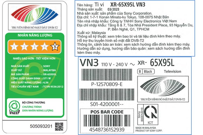 Google Tivi MiniLED Sony 4K 65 Inch XR-65X95L