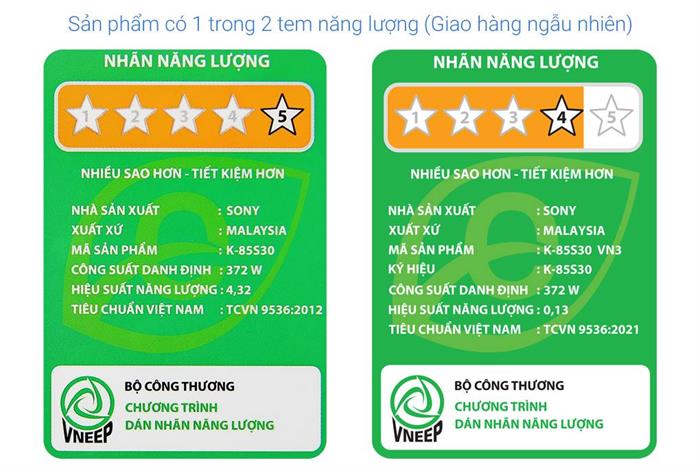 Google Tivi Sony 4K 85 Inch K-85S30