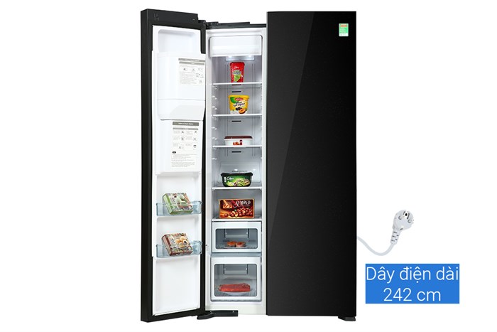 Tủ Lạnh Hitachi Inverter 573 Lít Side By Side R-SX800GPGV0 GBK