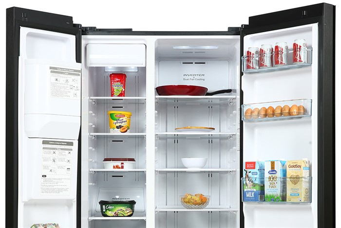 Tủ Lạnh Hitachi Inverter 573 Lít Side By Side R-SX800GPGV0 GBK