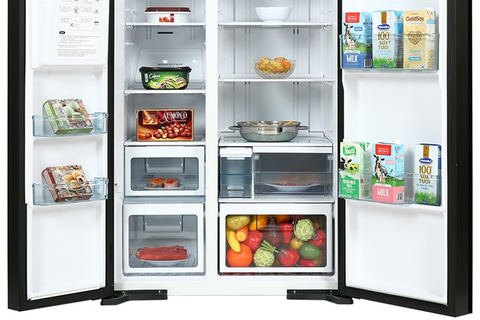 Tủ Lạnh Hitachi Inverter 573 Lít Side By Side R-SX800GPGV0 GBK